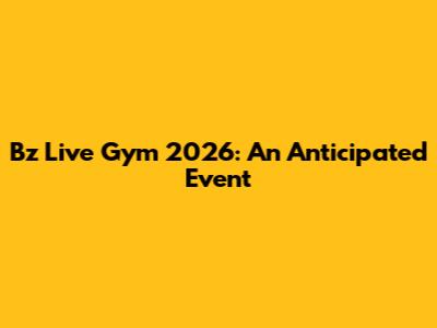 B'z Live Gym 2026: An Anticipated Event