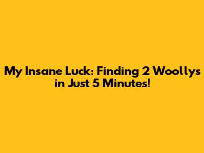 My Insane Luck: Finding 2 Woollys in Just 5 Minutes!